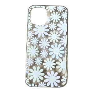 Unbranded Iphone12 clear case with pastel flowers